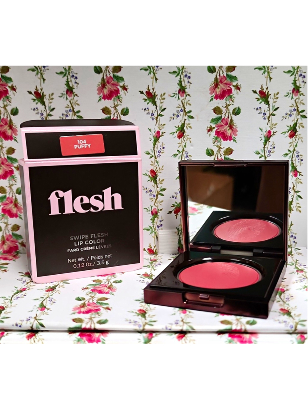 flesh Swipe Flesh Satin Lip Color 104 PUFFY Pink 0.12 oz / 3.5 g